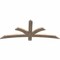 Ekena Millwork Davenport Smooth Timber Gable Bracket, Douglas Fir, 60"W x 25"H x 1 1/2"D x 3 1/2"F, 10/12 Pitch GBW060X25X0204DAV00SDF - alternate 3